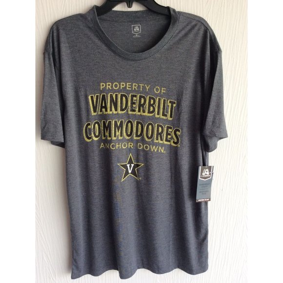 NWT, J America, Size XL Mens Tee Shirt, Vanderbilt Commodores - Picture 1 of 7